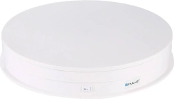 Elektrinis besisukantis fotografijos staliukas PULUZ 30 cm USB baltas