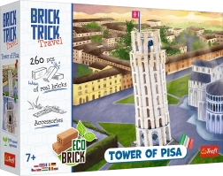 Brick construction set BRICK TRICK Travel – Leaning Tower of Pisa (260 pieces)