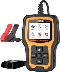 2 viename diagnostinis skeneris OBD2 ir baterijos testeris ANCEL AD410 Pro