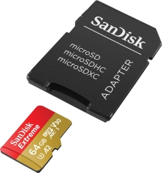 SanDisk Extreme microSDXC Memory Card 64GB