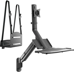 Wall Mount Holder for Keyboard and Processor Monitor MC-838