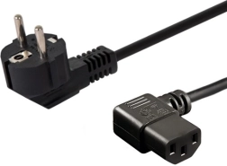 Maitinimo kabelis Schuko (M) kampinis – IEC C13 kampinis 1,8 m