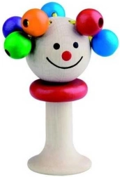 Detoa medinis barškutis lėlytė