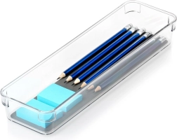 Plastic Drawer Organizer GREY 32.5 × 9 × 4.5 cm