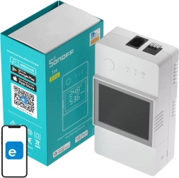 Smart Wi‑Fi Switch for Temperature and Humidity Monitoring Sonoff THR316 – TH Elite