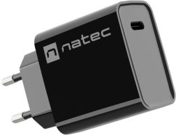 Tinklo įkroviklis NATEC Ribera 1× USB‑C 20 W juodas