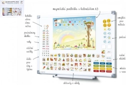 Magnetinis kalendorius vaikams – Darželis su 114 magnetukų