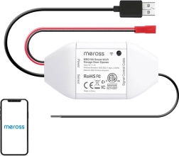 Išmanus garažo vartų jungiklis meross msg100hk su Apple HomeKit palaikymu