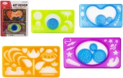 Plastinės piešimo trafaretai 23x29 cm