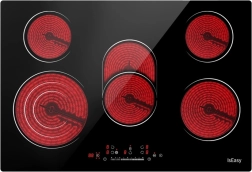 IsEasy Built-in Ceramic Hob 77 cm, 5 zones, touch control