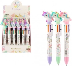 Daugiaspalvis vienaragio rašiklis 6 viename