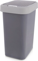 Plastikinė šiukšliadėžė 25 l, pilka