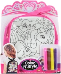 Coloring Backpack with Unicorn