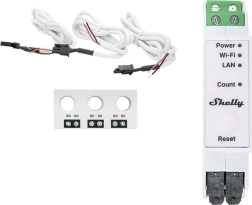 Shelly Pro 3EM energijos sąnaudų matuoklis su Wi‑Fi