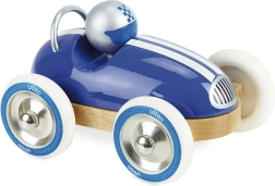 Vilac wooden car Roadster Vintage blue