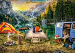 Puzzle 1000 pieces At the Campsite