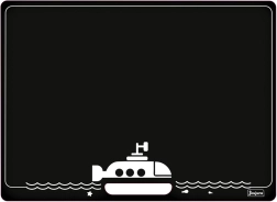 Jeujura double-sided board with submarine motif