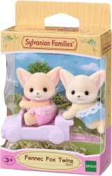 Sylvanian Families dykumų lapių dvynukai su vežimėliu