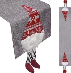Kalėdinė staltiesė su nykštukais
