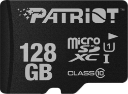 MicroSDHC atminties kortelė PATRIOT 128GB LX Series