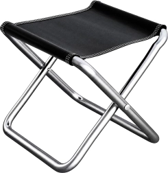 Foldable hiking stool for camping and fishing