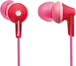 Pink in-ear headphones