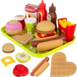 Children's fast food set 26 pieces Iso Trade