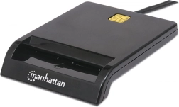 Smart external USB contact card reader