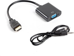 HDMI į VGA adapteris su garso išvestimi