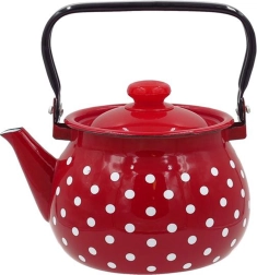 Emaliuotas arbatinukas su taškeliais 2,5 l TORO