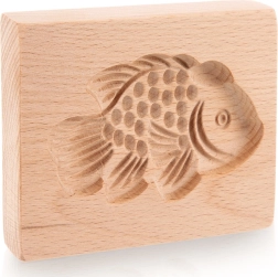 Medinė sausainių formelė žuvis 10 × 8 cm