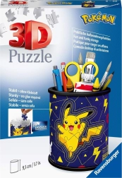 Ravensburger 3D galvosūkis Pokémon – pieštukų stovelis (54 dalys)