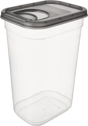 Dispenser Container for Dry Foods Grey 3.2 l