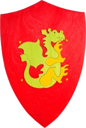 Fauna Wooden Dragon Shield