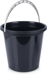 Plastikinis juodas kibiras 10 l