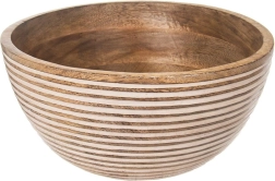 Medinė dubenė iš mango medienos 25 cm, 3 l