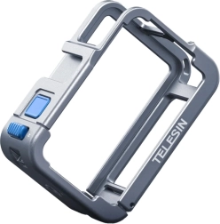 Telesin metal case for DJI Osmo Action 5/4/3 – blue