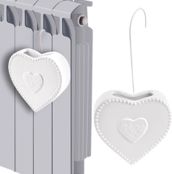 Keraminis radiatoriaus drėkintuvas širdelės formos, 200 ml