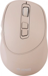 Belaidė pelė 2,4 GHz su tyliais jungikliais ir įkrovimu per USB‑C – Smėlio spalvos