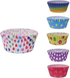 Popierinės mini keksiukų formelės 4 cm, 200 vnt.