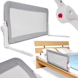 Lovos apsauginis turėklas 120 cm pilkas