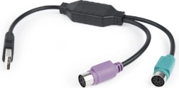 2× PS/2 to USB Adapter for Mouse and Keyboard