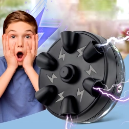 Party game roulette and lie detector with electric shock for 2–6 players