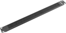Lanberg 19'' 1U šepetėlių panelė, juoda