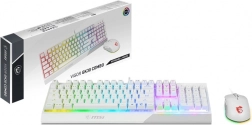 Gaming Set Vigor GK30 White Keyboard and Mouse