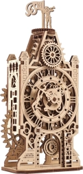 Ugears medinė mechaninė konstravimo rinkinio – laikrodžio bokštas