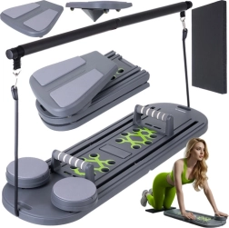 Daugiafunkcė pilates lentą TRIZAND 97 × 35 cm su rankenomis treniruotėms