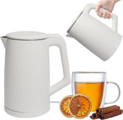 Kelioninis belaidis greitaeigis virdulys 1,8 l 1500 W su pasukamu pagrindu – baltas