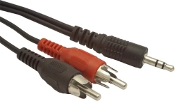 Audio kabelis 3,5 mm jack į 2× RCA stereo 5 m Gembird