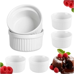 Ruhhy keraminės užkepimo formelės (kokilės) 200 ml – 6 vnt. rinkinys